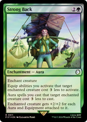 Strong Back (Surge Foil)\nFallout Commander - Alternate Foil\nSingle\nMagic The Gathering