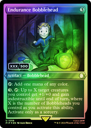 Endurance Bobblehead (Serial Number)\nFallout Commander - Serialized\nSingle\nMagic The Gathering
