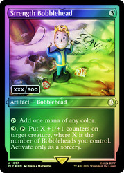 Strength Bobblehead (Serial Number)\nFallout Commander - Serialized\nSingle\nMagic The Gathering