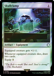Skullclamp (Surge Foil)\nFallout Commander - Alternate Foil\nSingle\nMagic The Gathering
