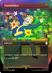 Vandalblast (Borderless)\nFallout Commander - Variants\nSingle\nMagic The Gathering