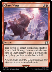 Chaos Warp\nFallout Commander\nSingle\nMagic The Gathering