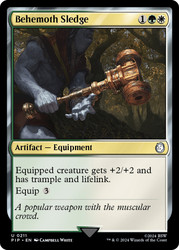 Behemoth Sledge\nFallout Commander\nSingle\nMagic The Gathering