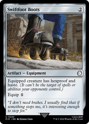 Swiftfoot Boots\nFallout Commander\nSingle\nMagic The Gathering