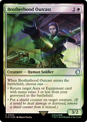 Brotherhood Outcast (Surge Foil)\nFallout Commander - Alternate Foil\nSingle\nMagic The Gathering