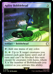 Agility Bobblehead\nFallout Commander\nSingle\nMagic The Gathering
