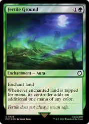 Fertile Ground (Surge Foil)\nFallout Commander - Alternate Foil\nSingle\nMagic The Gathering