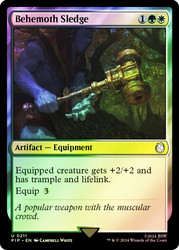 Behemoth Sledge\nFallout Commander\nSingle\nMagic The Gathering