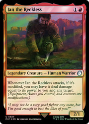 Ian the Reckless (Surge Foil)\nFallout Commander - Alternate Foil\nSingle\nMagic The Gathering