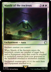 Mantle of the Ancients (Surge Foil)\nFallout Commander - Alternate Foil\nSingle\nMagic The Gathering