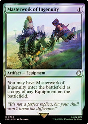 Masterwork of Ingenuity (Surge Foil)\nFallout Commander - Alternate Foil\nSingle\nMagic The Gathering