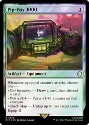 Pip-Boy 3000 (Surge Foil)\nFallout Commander - Alternate Foil\nSingle\nMagic The Gathering
