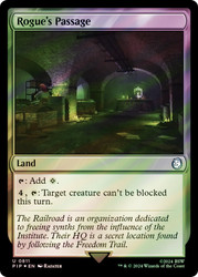 Rogue's Passage (Surge Foil)\nFallout Commander - Alternate Foil\nSingle\nMagic The Gathering