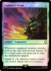 Explorer's Scope\nFallout Commander\nSingle\nMagic The Gathering