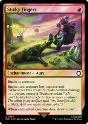 Sticky Fingers (Surge Foil)\nFallout Commander - Alternate Foil\nSingle\nMagic The Gathering