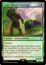 Super Mutant Scavenger (Surge Foil)\nFallout Commander - Alternate Foil\nSingle\nMagic The Gathering