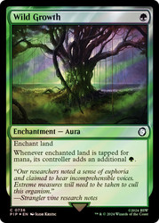 Wild Growth (Surge Foil)\nFallout Commander - Alternate Foil\nSingle\nMagic The Gathering