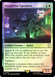 Securitron Squadron\nFallout Commander\nSingle\nMagic The Gathering