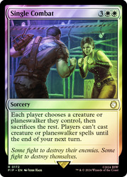 Single Combat\nFallout Commander\nSingle\nMagic The Gathering