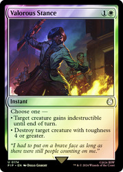 Valorous Stance\nFallout Commander\nSingle\nMagic The Gathering