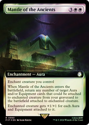 Mantle of the Ancients (Extended Art) (Surge Foil)\nFallout Commander - Alternate Foil Variants\nSingle\nMagic The Gathering