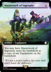 Masterwork of Ingenuity (Extended Art) (Surge Foil)\nFallout Commander - Alternate Foil Variants\nSingle\nMagic The Gathering
