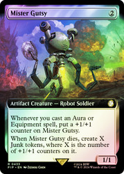 Mister Gutsy (Extended Art)\nFallout Commander - Variants\nSingle\nMagic The Gathering