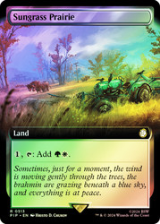 Sungrass Prairie (Extended Art)\nFallout Commander - Variants\nSingle\nMagic The Gathering