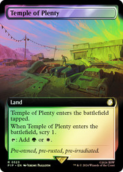 Temple of Plenty (Extended Art)\nFallout Commander - Variants\nSingle\nMagic The Gathering