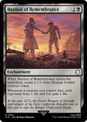 Bastion of Remembrance\nFallout Commander\nSingle\nMagic The Gathering
