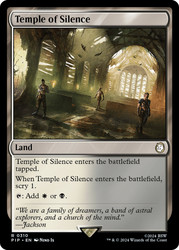 Temple of Silence\nFallout Commander\nSingle\nMagic The Gathering