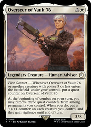 Overseer of Vault 76\nFallout Commander\nSingle\nMagic The Gathering