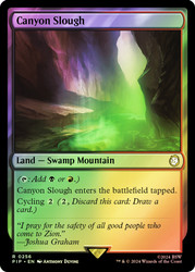 Canyon Slough\nFallout Commander\nSingle\nMagic The Gathering