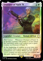 Overseer of Vault 76\nFallout Commander\nSingle\nMagic The Gathering