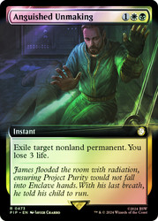 Anguished Unmaking (Extended Art)\nFallout Commander - Variants\nSingle\nMagic The Gathering