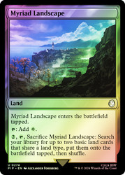 Myriad Landscape\nFallout Commander\nSingle\nMagic The Gathering