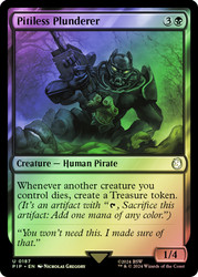 Pitiless Plunderer\nFallout Commander\nSingle\nMagic The Gathering