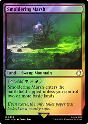 Smoldering Marsh\nFallout Commander\nSingle\nMagic The Gathering