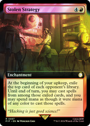 Stolen Strategy (Extended Art)\nFallout Commander - Variants\nSingle\nMagic The Gathering