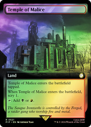 Temple of Malice (Extended Art)\nFallout Commander - Variants\nSingle\nMagic The Gathering