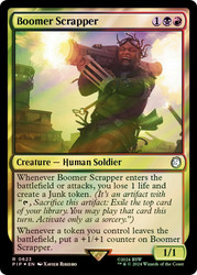 Boomer Scrapper (Surge Foil)\nFallout Commander - Alternate Foil\nSingle\nMagic The Gathering