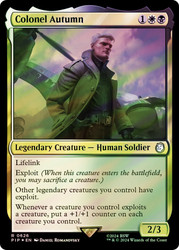 Colonel Autumn (Surge Foil)\nFallout Commander - Alternate Foil\nSingle\nMagic The Gathering