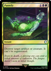 Putrefy (Surge Foil)\nFallout Commander - Alternate Foil\nSingle\nMagic The Gathering