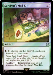 Survivor's Med Kit (Surge Foil)\nFallout Commander - Alternate Foil\nSingle\nMagic The Gathering