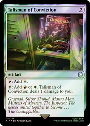 Talisman of Conviction (Surge Foil)\nFallout Commander - Alternate Foil\nSingle\nMagic The Gathering