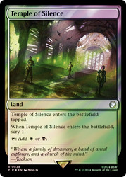 Temple of Silence (Surge Foil)\nFallout Commander - Alternate Foil\nSingle\nMagic The Gathering