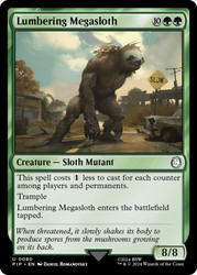 Lumbering Megasloth\nFallout Commander\nSingle\nMagic The Gathering