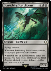 Screeching Scorchbeast\nFallout Commander\nSingle\nMagic The Gathering