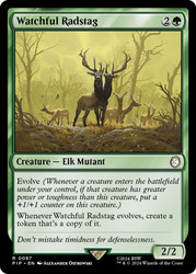 Watchful Radstag\nFallout Commander\nSingle\nMagic The Gathering