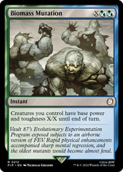 Biomass Mutation\nFallout Commander\nSingle\nMagic The Gathering
